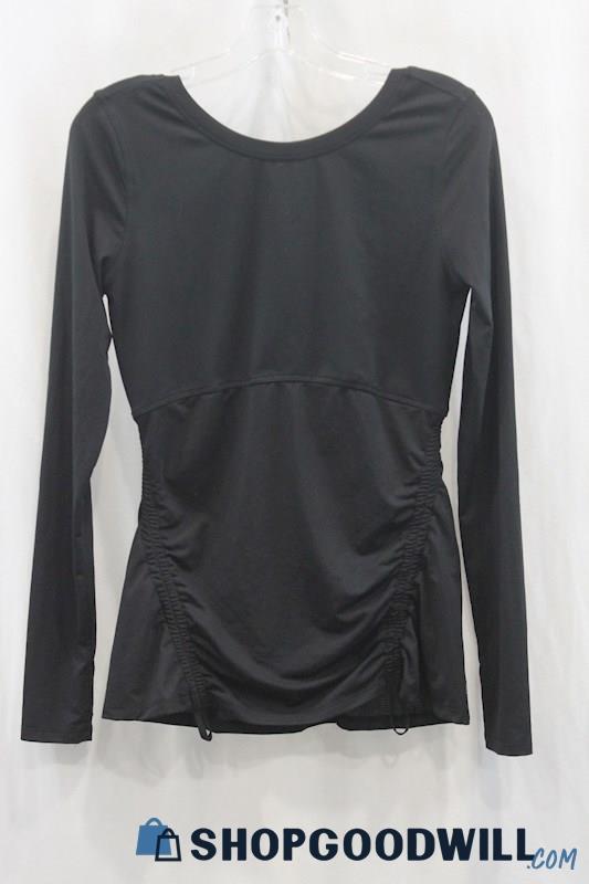 Fabletics Women's Black Long Sleeve Shirt SZ S