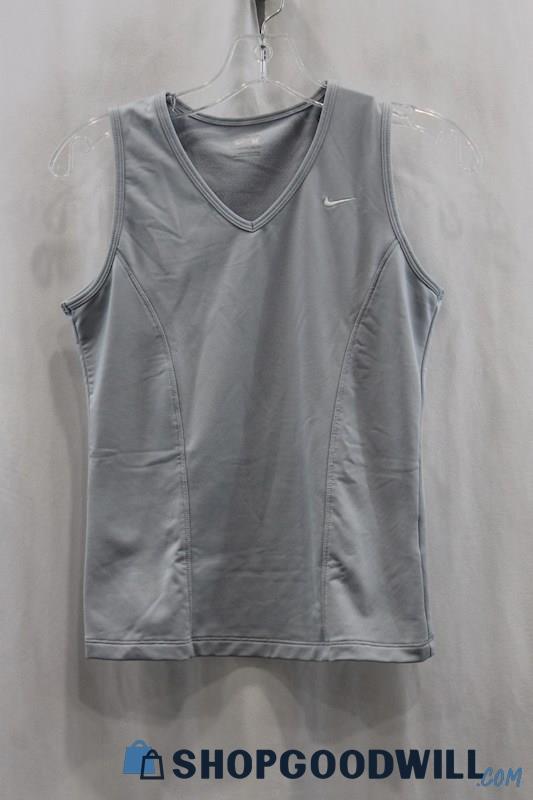 Nike Women's Gray Pullover Tank Shirt SZ M