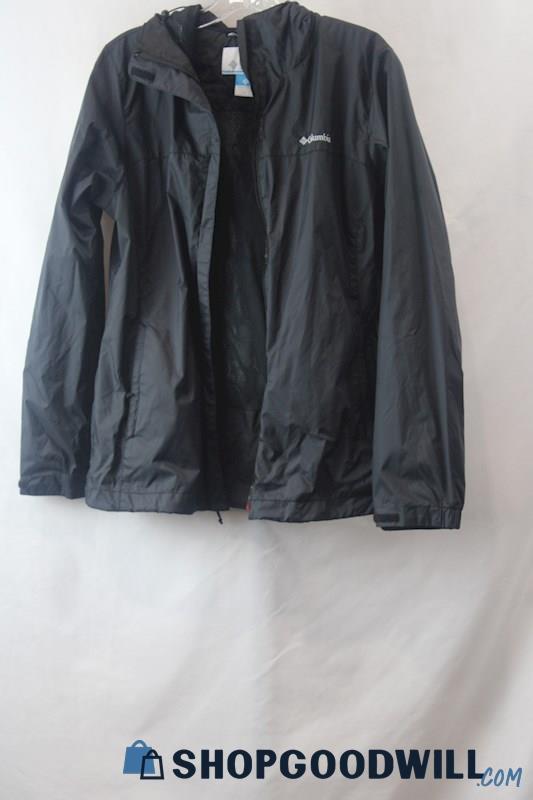 Columbia Men's Black Windbreaker Sz M