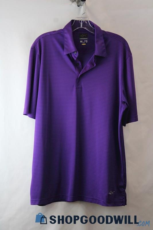 Greg Norman Men's Purple Active Polo Shirt sz ML