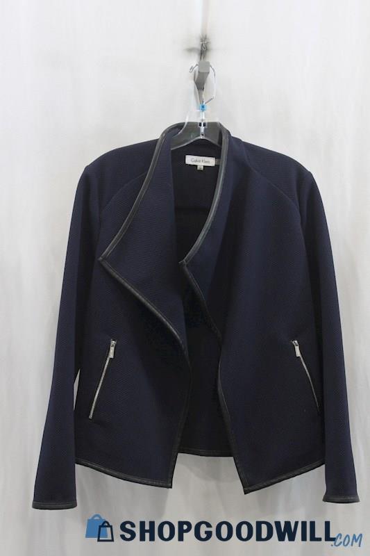 Calvin Klein Womens Navy Jacket Sz S