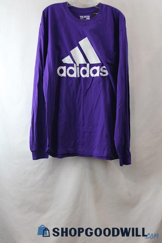 NWT Adidas Men's Purple Long Sleeve Shirt SZ XL