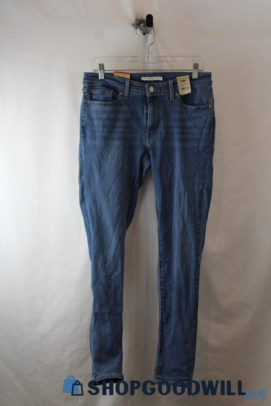 NWT Levi's Women's Blue 711 Skinny Ankle Mid Rise Jean SZ 8S