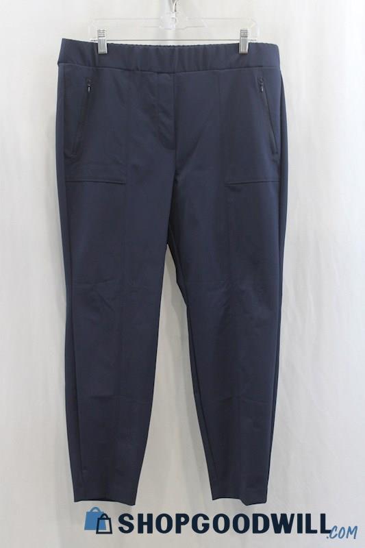 NWT Lane Bryant Women's Navy Pull On Tech Pant SZ 16