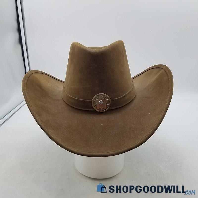 Spirit Halloween Costume Brown Felt Cowboy Hat