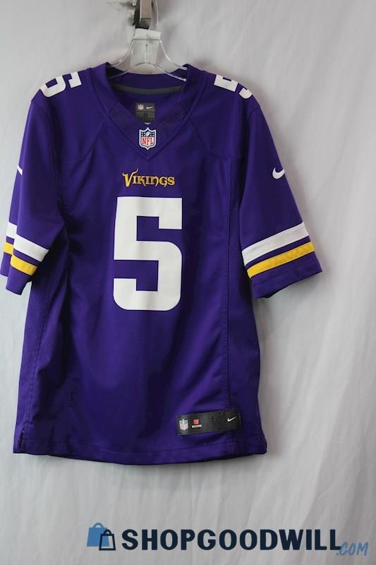 NFL Vikings Men's Teddy Bridgewater #5 Jersey sz S