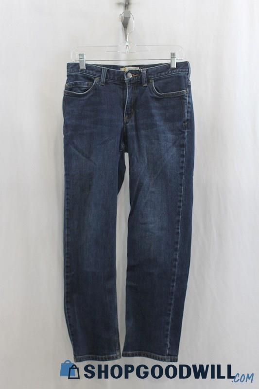 Carhartt Womens Blue Straight Leg Jeans Sz 4S