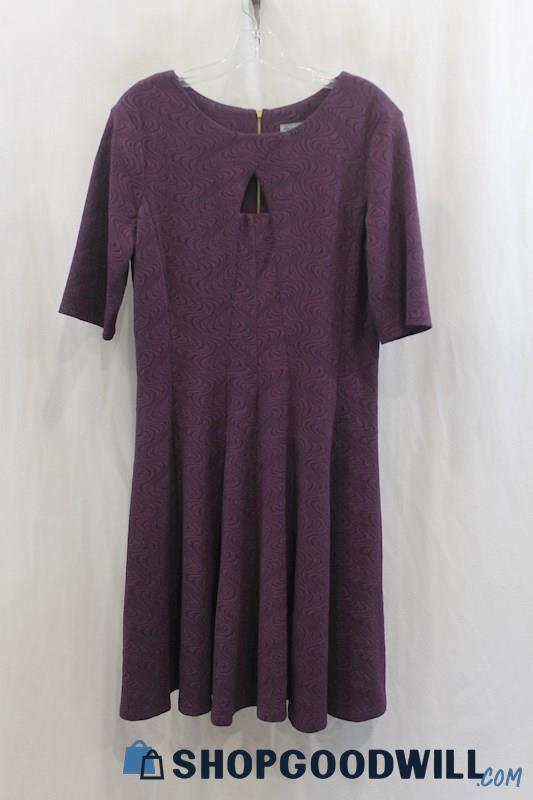 Danny & Nicole Women's Purple Lace Sheath Dress SZ 14