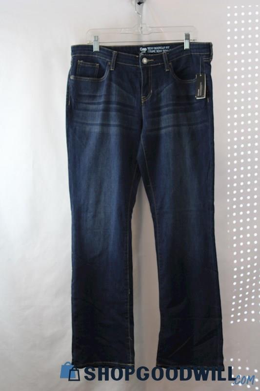 NWT GAP Women's Dark Washed Blue Bootcut Jean SZ 12