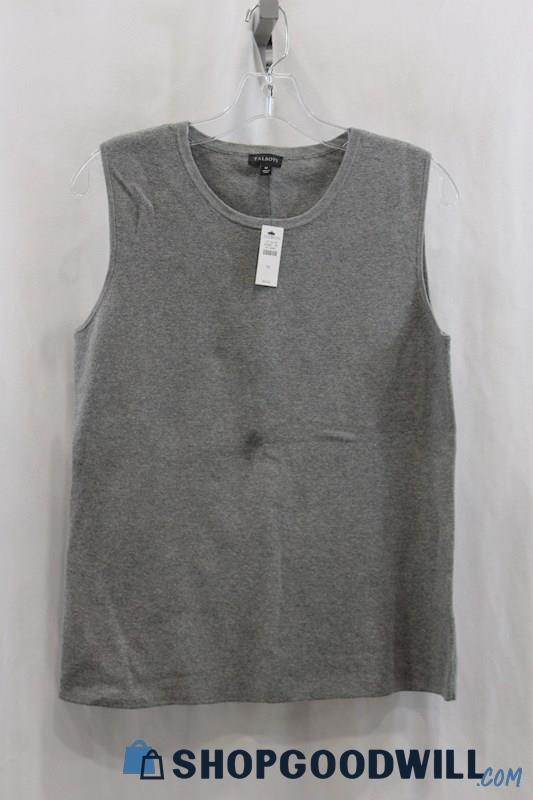 NWT Talbots Women's Heather Gray Tank Shirt SZ M