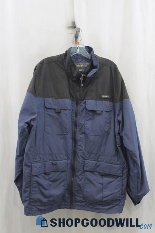 Eddie Bauer Mens Navy/Black Utility Jacket Sz 2XL