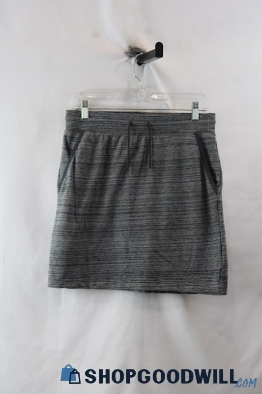 Columbia Women's Gray Heather Drawstring Pocket Skirt SZ M