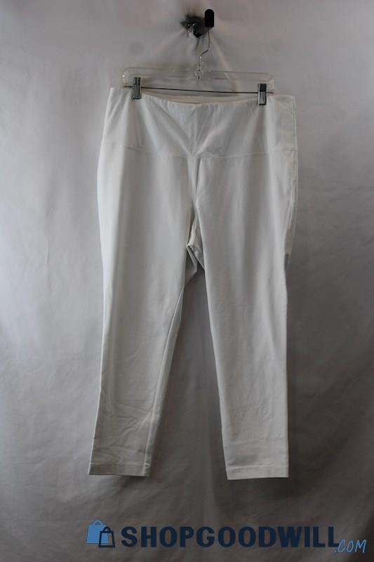 Chico's Women's White Ankle Leggings sz L/12