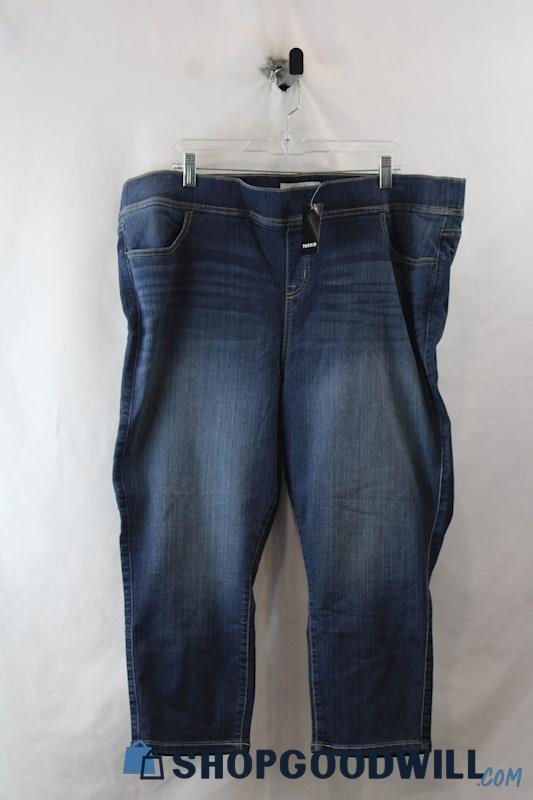 NWT Torrid Women's Blue High-Rise Crop Jeans sz 3X/22/24