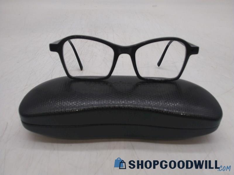 Eyebobs Women's Black Plastic Square Frame Prescription Eyeglasses 