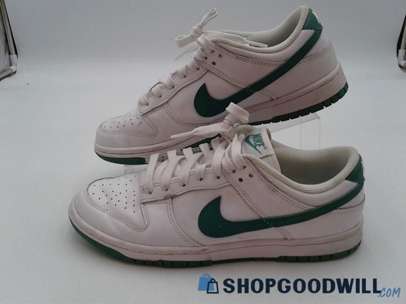 Nike Women's Dunk 'Green Noise' White/Green Low Sneakers Sz 8