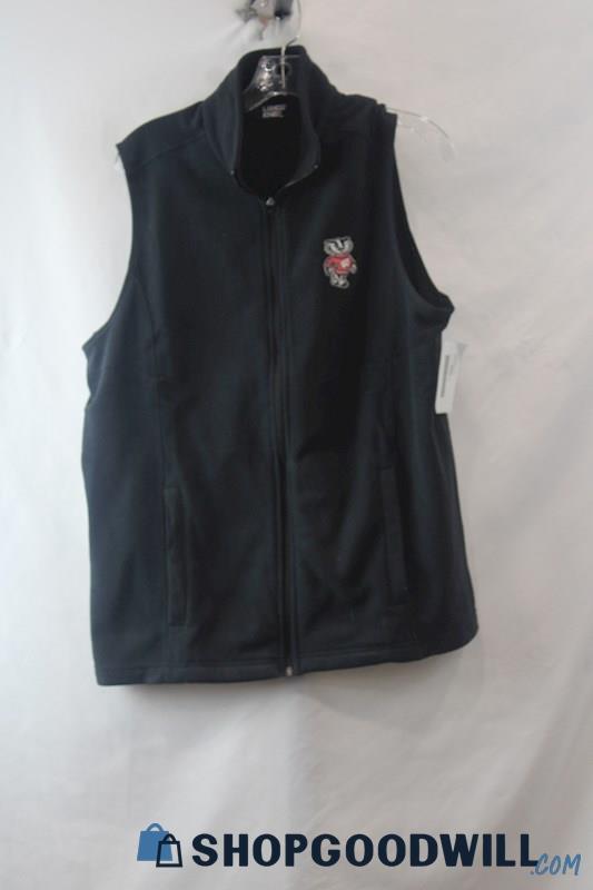 NWT Lands End Women's Black Vest SZ L