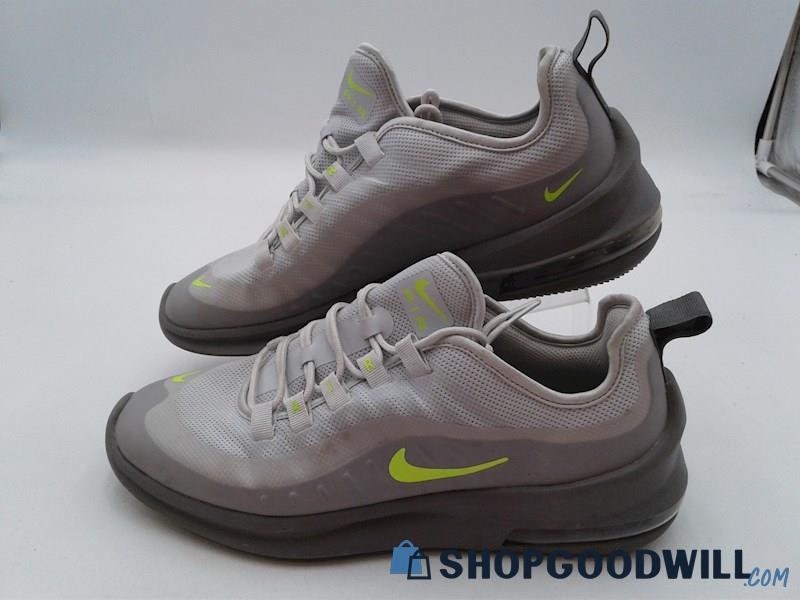 Nike Men's Air Max Axis Grey/Green Running Sneakers Sz 10