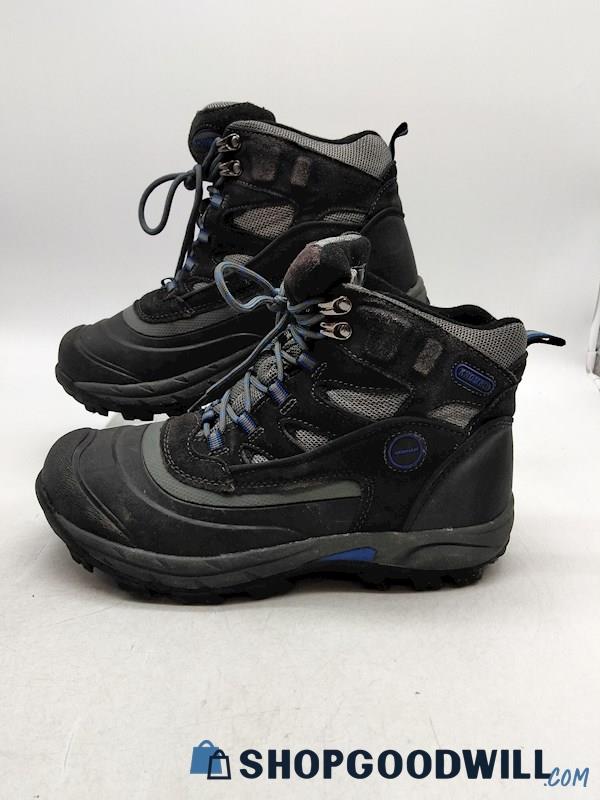 Khombu Men's Gray/Black Fleet Hiker Terrain Weather Rated Boots SZ 10