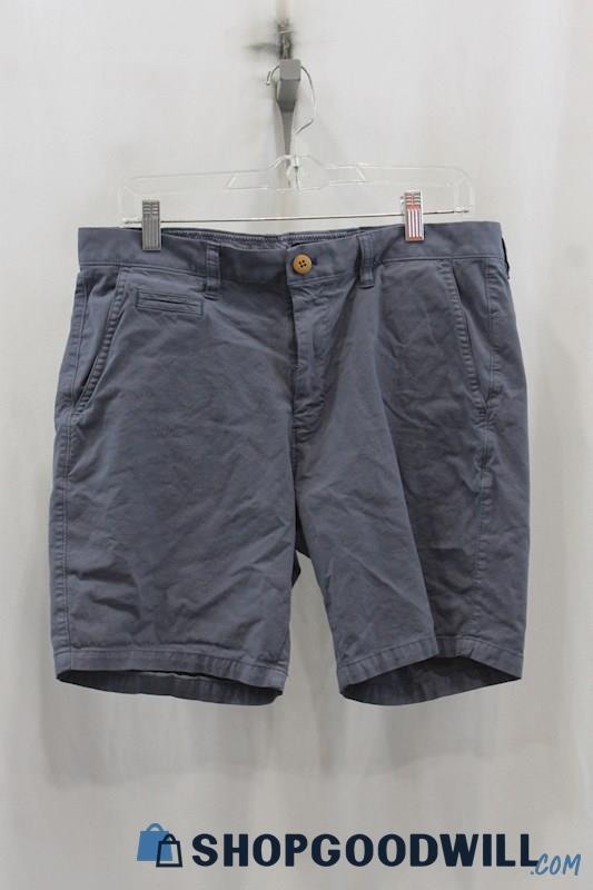 Johnnie-O Mens Dusty Blue Chino Shorts Sz 33