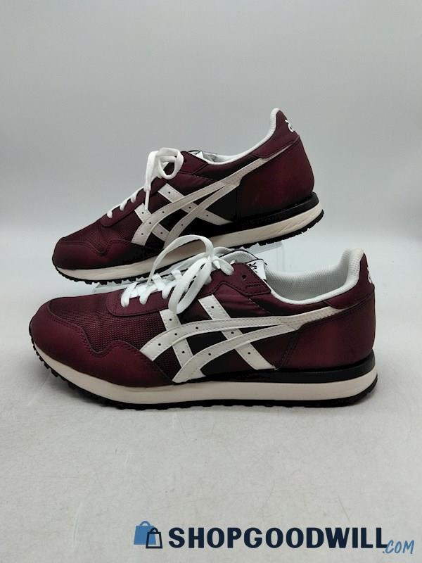 Asics Tiger Runner Ii Men's Maroon/White Sneaker SZ 9.5