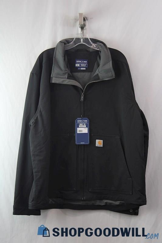 NWT Carhartt Men's Black Soft Shell Full Zip Jacket sz XL