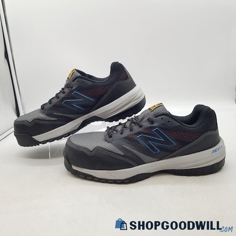 New Balance Men's Composite Toe 589 V1 Black/Gray Synthetic Work Shoes Sz 13