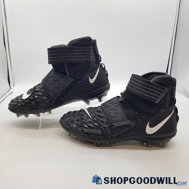 Nike Men's Force Savage Elite 2 Black Synthetic Football Cleats Sz 13