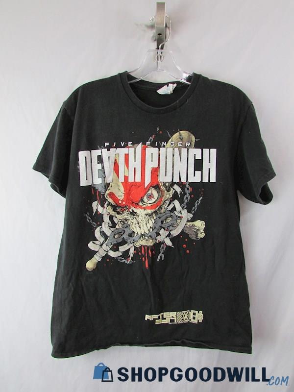 Five Finger Death Punch Afterlife 2022 U.S. Tour Black Concert T-Shirt SZ M