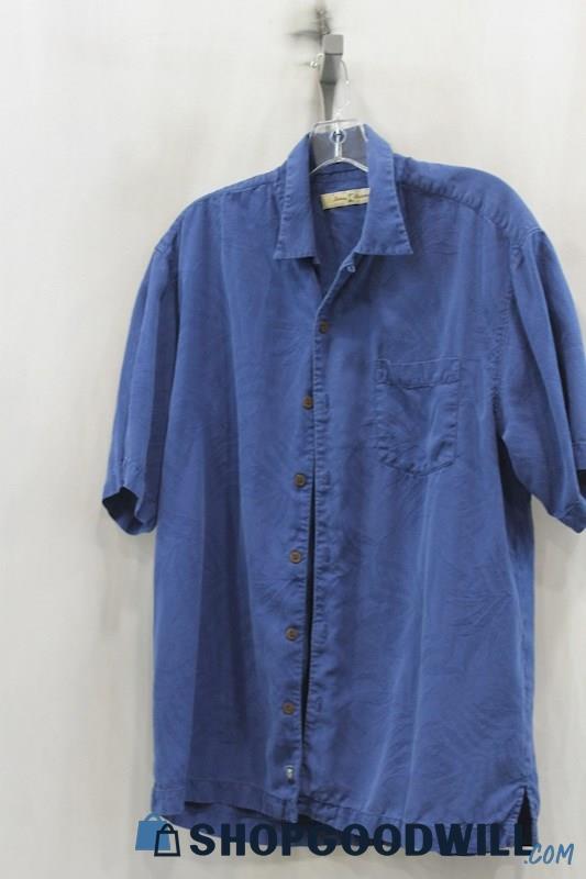 Tommy Bahama Men's Blue Short Sleeve Button Up sz M