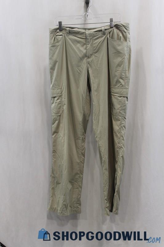 Patagonia Womens Beige Cargo Trek Pants Sz 12