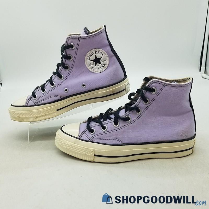 Converse Women's Chuck Taylor All Star High Purple Canvas Sneakers Sz 7.5