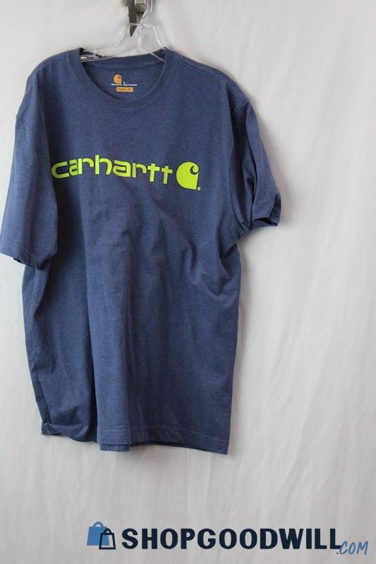 Carhartt Men's Blue T-Shirt SZ L