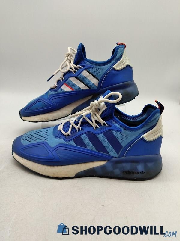 ADIDAS X NINJA ZX 2K BOOST Men's Blue Athletic Shoes SZ 10