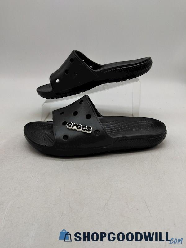 Crocs Women's Black Classic Slides SZ 8