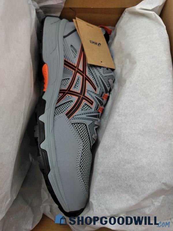 Asics Gel-Venture 8 Men's Gray/Orange Running Shoes SZ 13