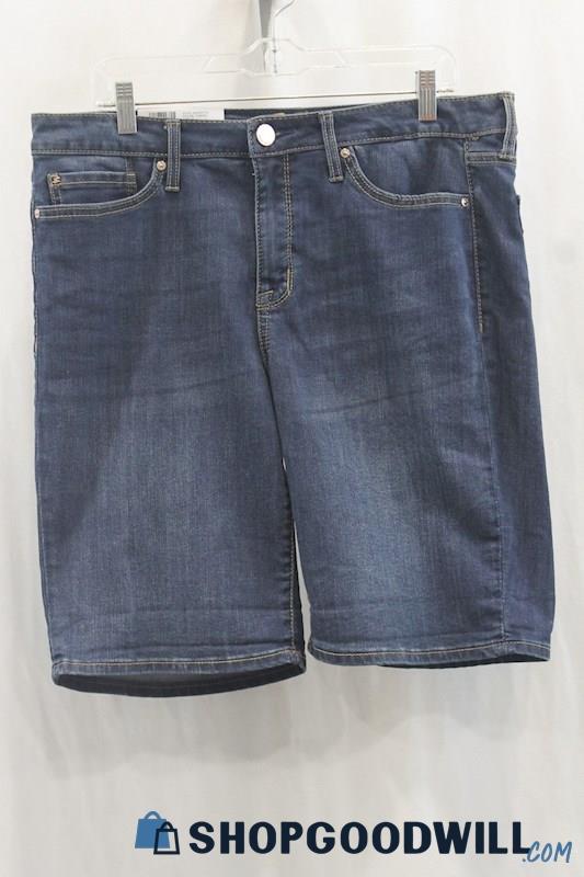 NWT Seven7 Womens Dark Blue Bermuda Shorts Sz 14