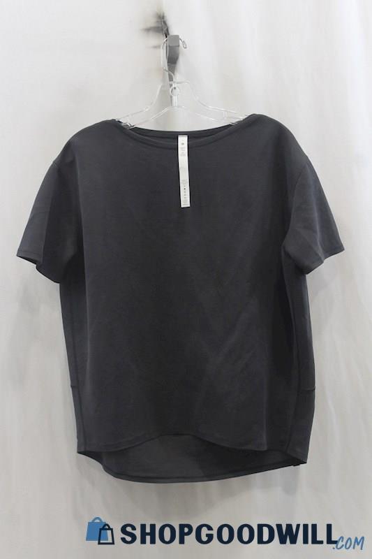 Lululemon Womens Dark Gray Basic Shirt Sz 6