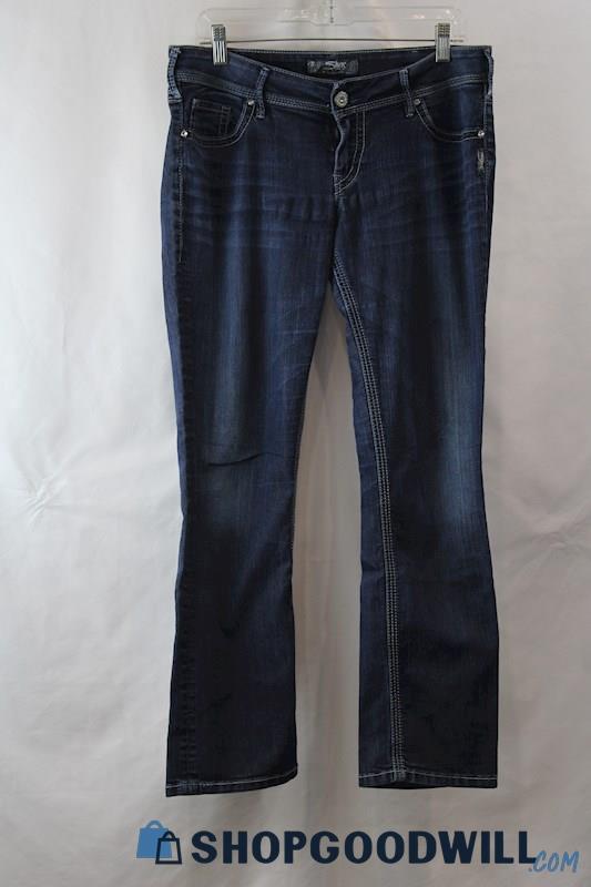 Silver Jeans Women's Dark Wash Slim Bootcut Jeans sz 31x30