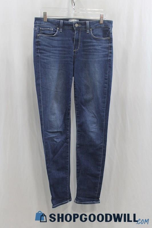 Paige Women's Blue Wash Skinny Ankle Jean SZ 30