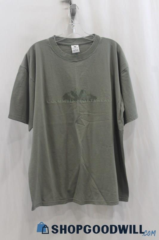 Columbia Mens Olive Crewneck Shirt Sz XL