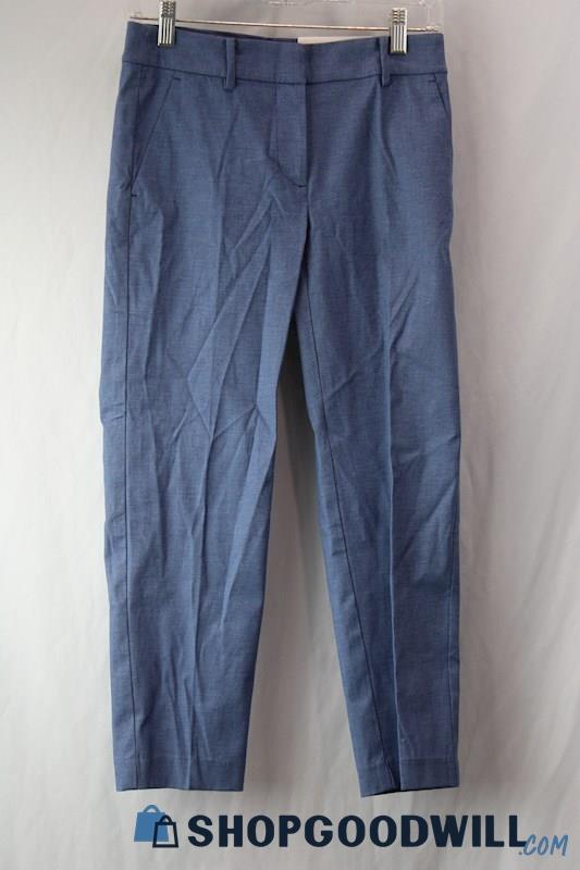 NWT Loft Women's Blue Riviera Slim Pants sz 00P