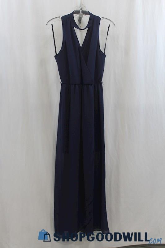 Unbranded Women's Blue Sleeveless Dress SZ S