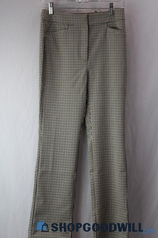 NWT Anthropologie Women's Yellow/Blue Patterned Pants Sz 0