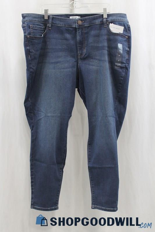 NWT Lane Bryant Women's Dark Blue Skinny Jean SZ 24