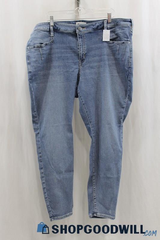 NWT Lane Bryant Women's Blue Wash Skinny Jean SZ 24