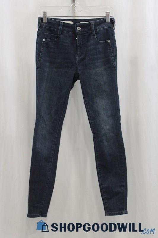 Anthropologie Women's Dark Blue Skinny Ankle Jean SZ 26