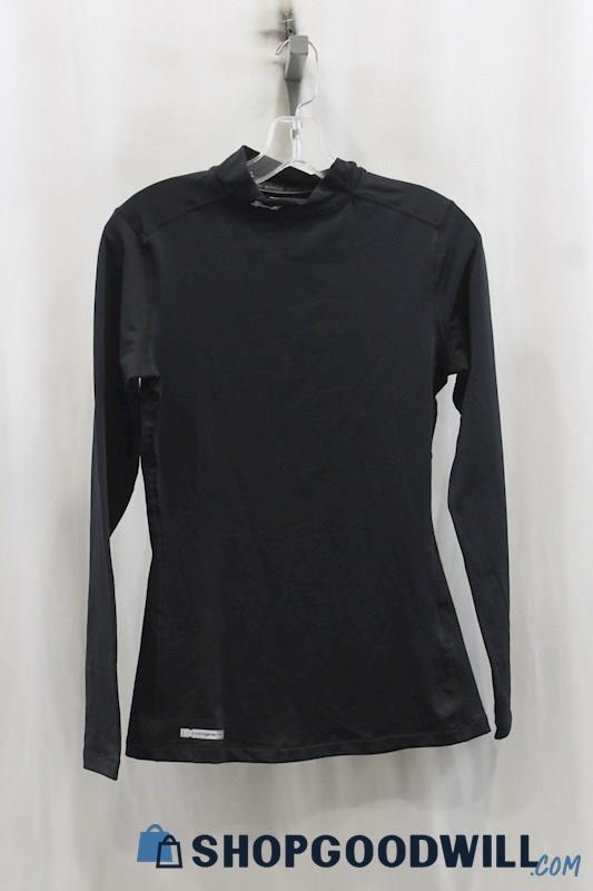 NWT Under Armour Womens Black Compression Sweatshirt Sz S/M