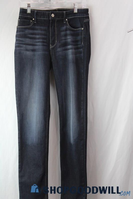 White House Black Market Women's Blue Skinny Jeans sz 4