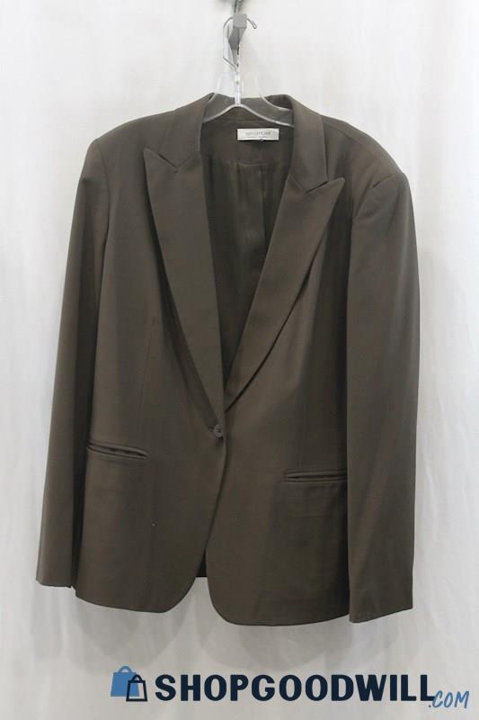 Emanuel Ungaro Women's Dark Brown Blazer SZ 16